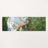 クロード・モネ - 庭の女性たち ヨガマット (裏面(横))