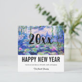 クロード・モネ – 新年おめでとう/睡蓮 シーズンカード (スタンド正面)