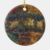 クロード・モネ|日本のな橋 セラミックオーナメント (裏面)