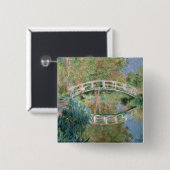 クロード・モネ|日本のな橋、Giverny 缶バッジ (正面&裏面)