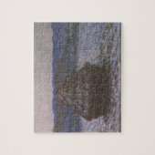 クロード・モネ-日没のパズルの三角波 ジグソーパズル (縦)