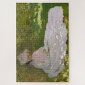 クロード・モネ 春の印象派の肖像画 ジグソーパズル (縦)