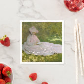 クロード・モネ 春の印象派の肖像画 スタンダードカクテルナプキン (インサイチュ)