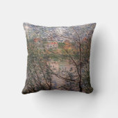 クロード・モネ - 春の枝越しに クッション (裏面)