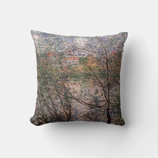 クロード・モネ - 春の枝越しに クッション (正面)