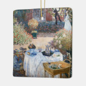 クロード・モネ - 昼食、装飾パネル セラミックオーナメント (左)