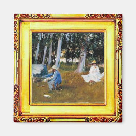 クロード・モネ、森の端 マグネット