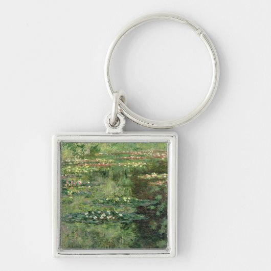 クロード・モネ| 《植物》スイレンPond 1904年 キーホルダー (正面)