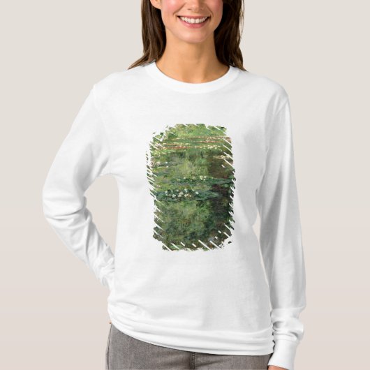 クロード・モネ| 《植物》スイレンPond 1904年 Tシャツ (正面)