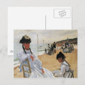 クロード・モネ 母と子 母の日 カード (正面/裏面)