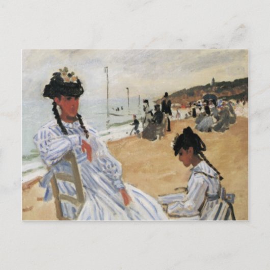 クロード・モネ 母と子 母の日 カード (正面)