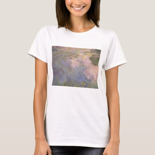 クロード・モネ|水ユリの池 Tシャツ (正面)