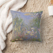 クロード・モネ|水ユリ、草の集り クッション (ブランケット)