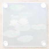 クロード・モネ – 水彩，夕べ効果 ガラスコースター (裏面)