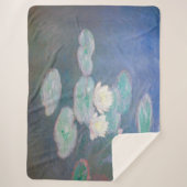 クロード・モネ – 水彩，夕べ効果 シェルパブランケット (正面)