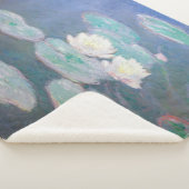 クロード・モネ – 水彩，夕べ効果 シェルパブランケット (3/4)