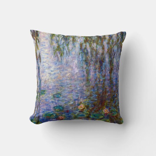クロード・モネ - 水生植物 クッション (正面)