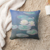 クロード・モネ - 水生植物、夕方の効果 クッション (ブランケット)