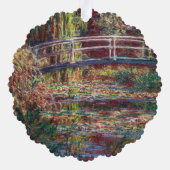 クロード・モネ – 水百合池,ピンク調和 オーナメントカード (裏面)