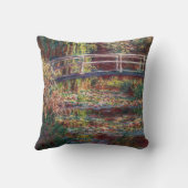 クロード・モネ – 水百合池,ピンク調和 クッション (裏面)