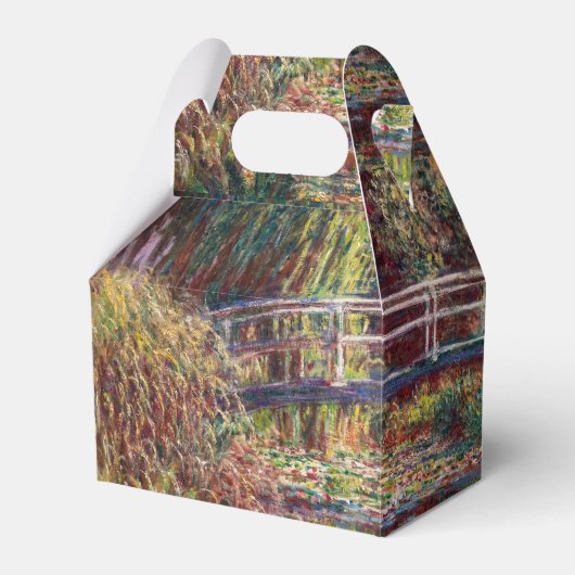 クロード・モネ – 水百合池,ピンク調和 フェイバーボックス (正面サイド)