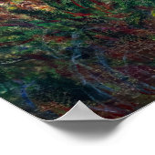 クロード・モネ – 水百合池，ピンク調和 ポスター (角)