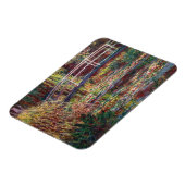 クロード・モネ – 水百合池，ピンク調和 マグネット (左側)