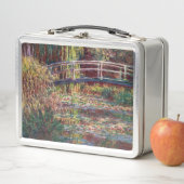 クロード・モネ – 水百合池,ピンク調和 メタルランチボックス (インサイチュ)