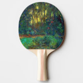 クロード・モネ - 水面と睡蓮 卓球ラケット (裏面)