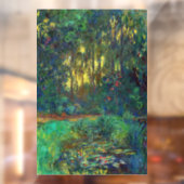 クロード・モネ – 池の角と《植物》スイレン ウィンドウサイン (シート2)