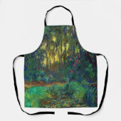 クロード・モネ – 池の角と《植物》スイレン エプロン (正面)