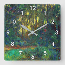 クロード・モネ – 池の角と《植物》スイレン