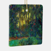 クロード・モネ – 池の角と《植物》スイレン セラミックオーナメント (右)