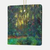 クロード・モネ – 池の角と《植物》スイレン セラミックオーナメント (左)