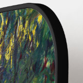 クロード・モネ – 池の角と《植物》スイレン ピックルボールラケット (左詳細)