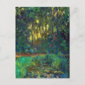 クロード・モネ – 池の角と《植物》スイレン ポストカード (正面)
