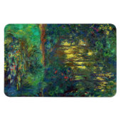 クロード・モネ – 池の角と《植物》スイレン マグネット (横)