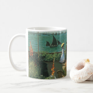 クロード・モネ「海辺のテラス」 コーヒーマグカップ