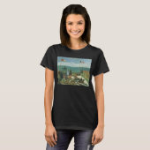 クロード・モネ「海辺のテラス」 Tシャツ (正面フル)