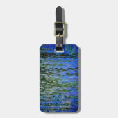 クロード・モネ - 滝の水面に揺れる柳 ラゲッジタグ (正面縦)