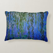 クロード・モネ - 滝の水面の睡蓮と垂れ柳 アクセントクッション (裏面)