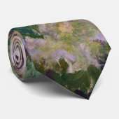 クロード・モネ - 白いクレマチス ネクタイ (ロール)