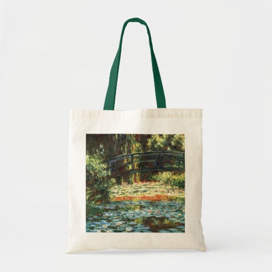 クロード・モネ「睡蓮の池の橋」 トートバッグ (正面)
