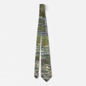 クロード・モネ　睡蓮の池（日本風の橋） ネクタイ (裏面)