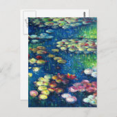 クロード・モネ：睡蓮3 ポストカード (正面/裏面)