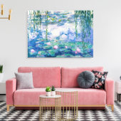 クロード・モネ – 睡蓮 キャンバスプリント (インサイチュ (リビング))