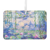 クロード・モネ – 睡蓮/ニンフェアス1919 カーエアーフレッシュナー (裏面)