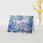 クロード・モネ – 睡蓮/ニンフェアス1919 カード (黄色い花)