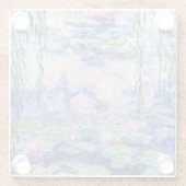 クロード・モネ – 睡蓮/ニンフェアス1919 ガラスコースター (裏面)