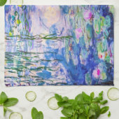 クロード・モネ – 睡蓮/ニンフェアス1919 キッチンタオル (折り畳み)